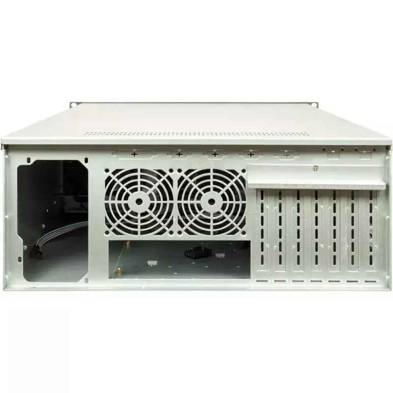 Κουτί υπολογιστή Inter-Tech 4F28 Rack Μαύρο, Ασημί