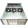 Κουτί υπολογιστή Inter-Tech 4F28 Rack Μαύρο, Ασημί