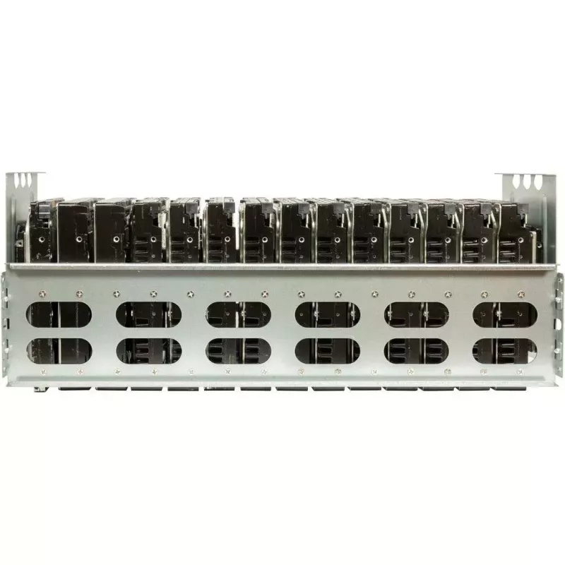 Κουτί υπολογιστή Inter-Tech 4F28 Rack Μαύρο, Ασημί