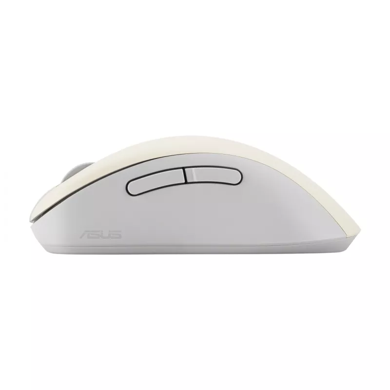 ASUS Marshmallow MD102 ασύρματο ποντίκι γραφείου, RF + Bluetooth, οπτικό, 1600 DPI, για δεξιόχειρες, μπεζ