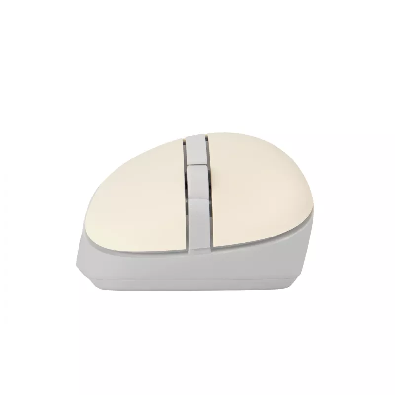 ASUS Marshmallow MD102 ασύρματο ποντίκι γραφείου, RF + Bluetooth, οπτικό, 1600 DPI, για δεξιόχειρες, μπεζ