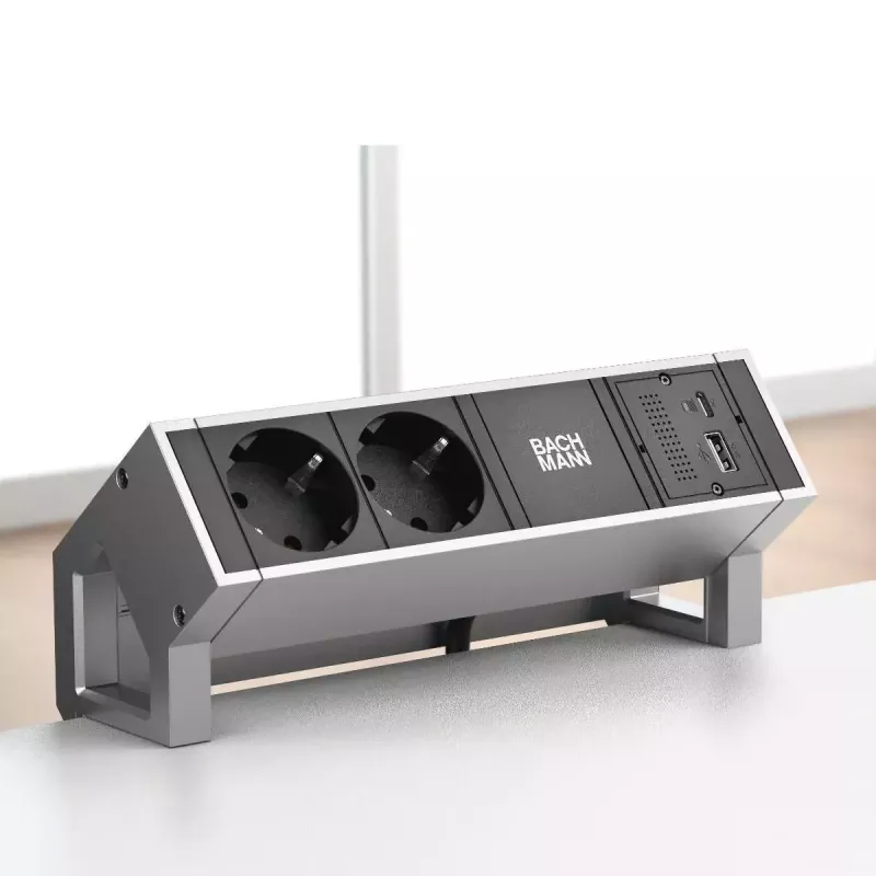 Bachmann 917.229 CM Μονάδα Port-Replicator, USB-C PD 100 W, 2x USB-A, Mini DisplayPort, RJ45