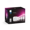 Smart-Lighting-Kit Philips Hue White and Colour Ambience Starterkit – 3× λαμπτήρες E27 11W, Bluetooth/Zigbee, Dimmer