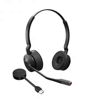Jabra Engage 55 MS Stereo ακουστικά ασύρματα κεφαλής γραφείου/call center USB Type-A μαύρα