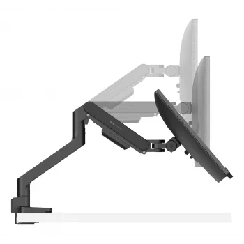 Βάση οθόνης BenQ BSH01 — Ergo Arm ρυθμιζόμενου ύψους, συμβατή με VESA, μαύρη