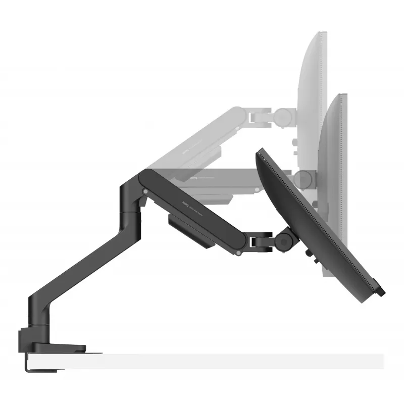 Βάση οθόνης BenQ BSH01 — Ergo Arm ρυθμιζόμενου ύψους, συμβατή με VESA, μαύρη