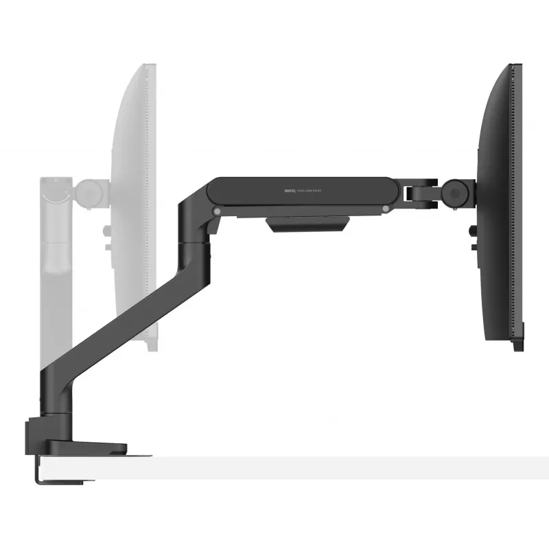 Βάση οθόνης BenQ BSH01 — Ergo Arm ρυθμιζόμενου ύψους, συμβατή με VESA, μαύρη