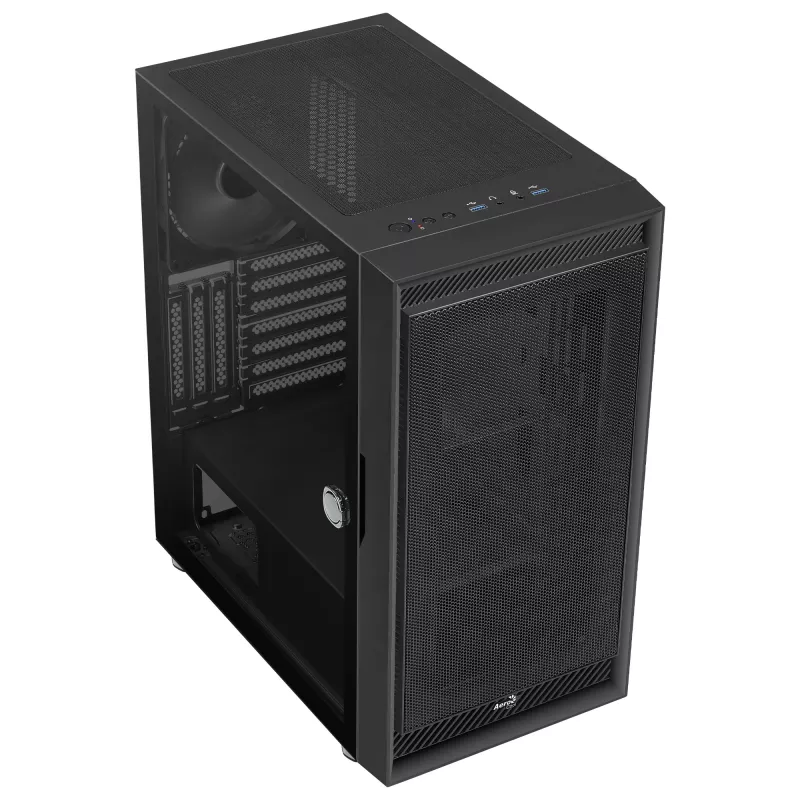 Aerocool GRAPHITEV1 Κουτί υπολογιστή με Mesh μπροστινό πάνελ