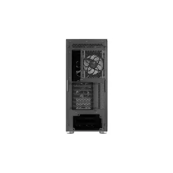 Κουτί υπολογιστή AEROCOOL Interstellar Midi-Tower Μαύρο — ATX, υποστηρίζει έως 362 mm GPU, 163 mm CPU-ψύκτη, 3x120/360 mm μπροστινό ψυγείο