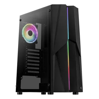 Aerocool Mecha-G-BK-v2 Midi Tower Μαύρο