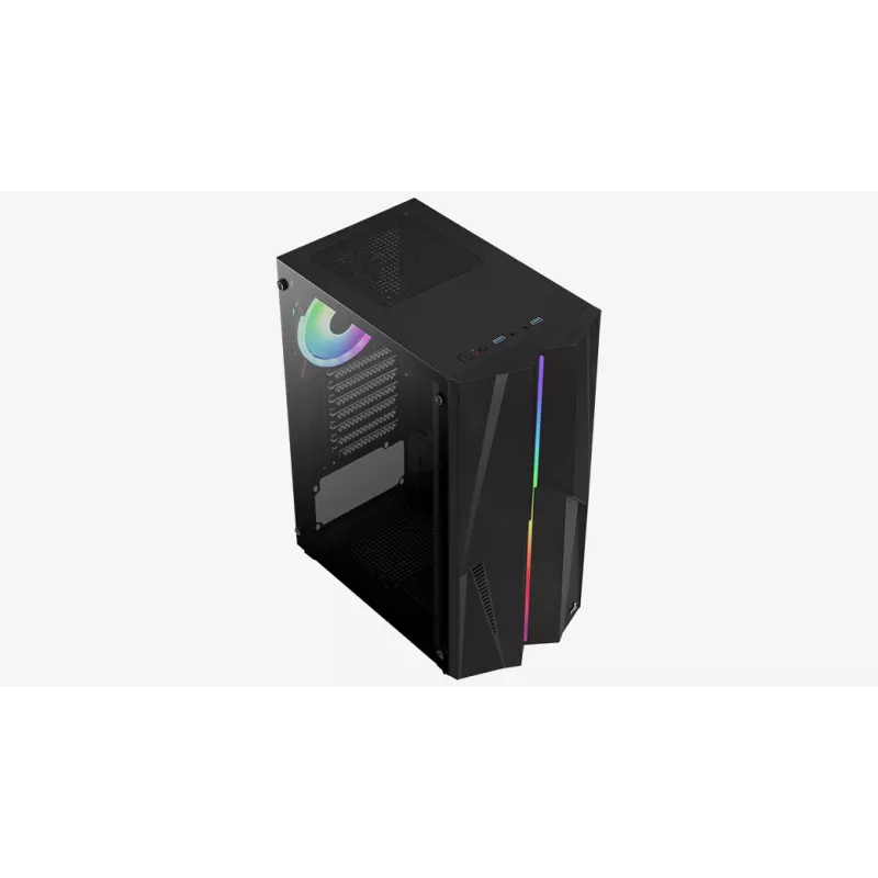 Aerocool Mecha-G-BK-v2 Midi Tower Μαύρο