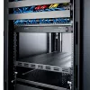 StarTech.com ADJSHELFHDV ρυθμιζόμενο αεριζόμενο ράφι 1U για rack διακομιστή, βαρέως τύπου, 150 kg, ρυθμιζόμενο βάθος τοποθέτησης 49,5–97,4 cm (19,5–38 ίντσες), 19 ιντσών, μαύρο