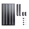 StarTech.com ADJSHELFHDV ρυθμιζόμενο αεριζόμενο ράφι 1U για rack διακομιστή, βαρέως τύπου, 150 kg, ρυθμιζόμενο βάθος τοποθέτησης 49,5–97,4 cm (19,5–38 ίντσες), 19 ιντσών, μαύρο