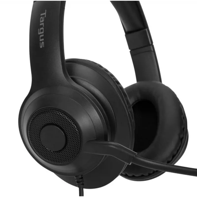 Targus AEH102GL Headset Ενσύρματα Κεφαλόδεσμος Κλήσεις/Μουσική USB Type-A Μαύρο