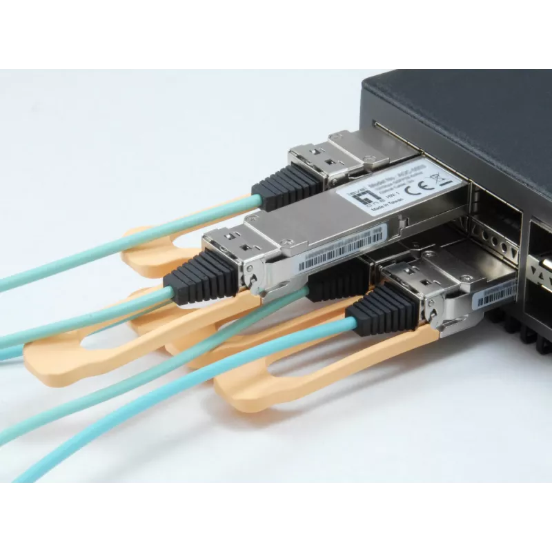 LevelOne AOC-0502 100GBase-AOC QSFP28 ενεργό οπτικό καλώδιο, 100 Gbps, 2 m