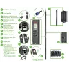 APC APDU9953 μονάδα διανομής ισχύος (PDU) 24 έξοδοι AC 0U Μαύρο