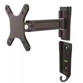 StarTech.com Βραχίονας οθόνης τοίχου - Μονός αρμός, 15 kg, 33 cm (13 ίντσες), 68,6 cm (27 ίντσες), 75 x 75 mm, 100 x 100 mm, μαύρο