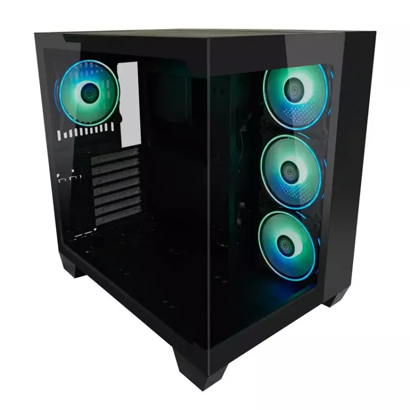 Κουτί PC LC-Power 809B Midi Tower μαύρο