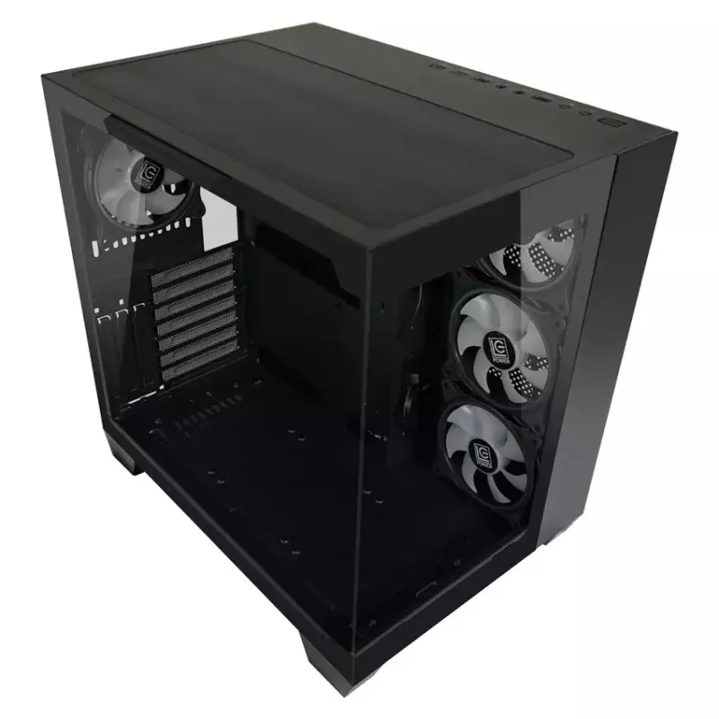 Κουτί PC LC-Power 809B Midi Tower μαύρο