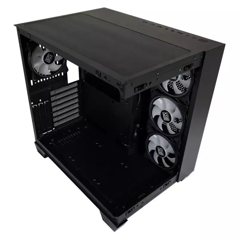 Κουτί PC LC-Power 809B Midi Tower μαύρο