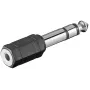 Προσαρμογέας καλωδίου Microconnect AUDANR 6.3mm σε 3.5mm μαύρο