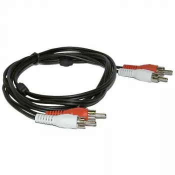 Καλώδιο ήχου Microconnect AUDCC2 1,5 m 2 x RCA μαύρο