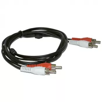 Καλώδιο ήχου Microconnect AUDCC5 5 m 2 x RCA μαύρο
