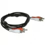 Καλώδιο ήχου Microconnect AUDCC5 5 m 2 x RCA μαύρο