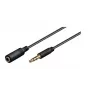 Καλώδιο ήχου Microconnect AUDLG3G 3 m 3,5 mm μαύρο