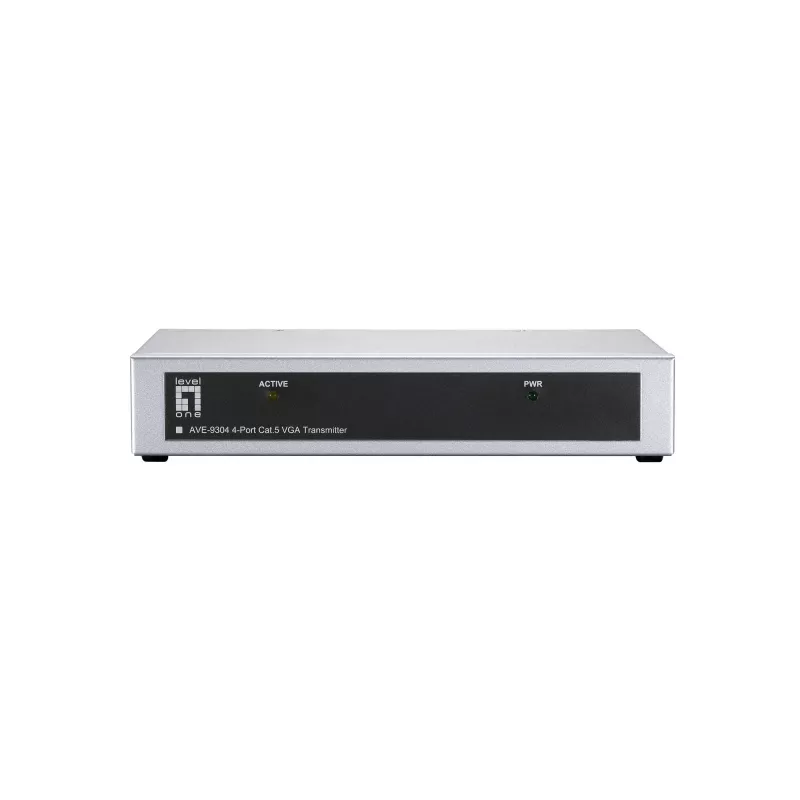 Πομπός AV LevelOne 4-Port Cat.5 VGA Πομπός