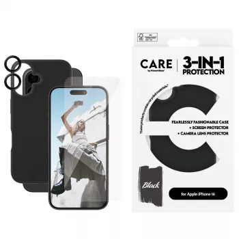 3-in-1 Bundle Θήκη PanzerGlass CARE by Fashion iPhone 16
