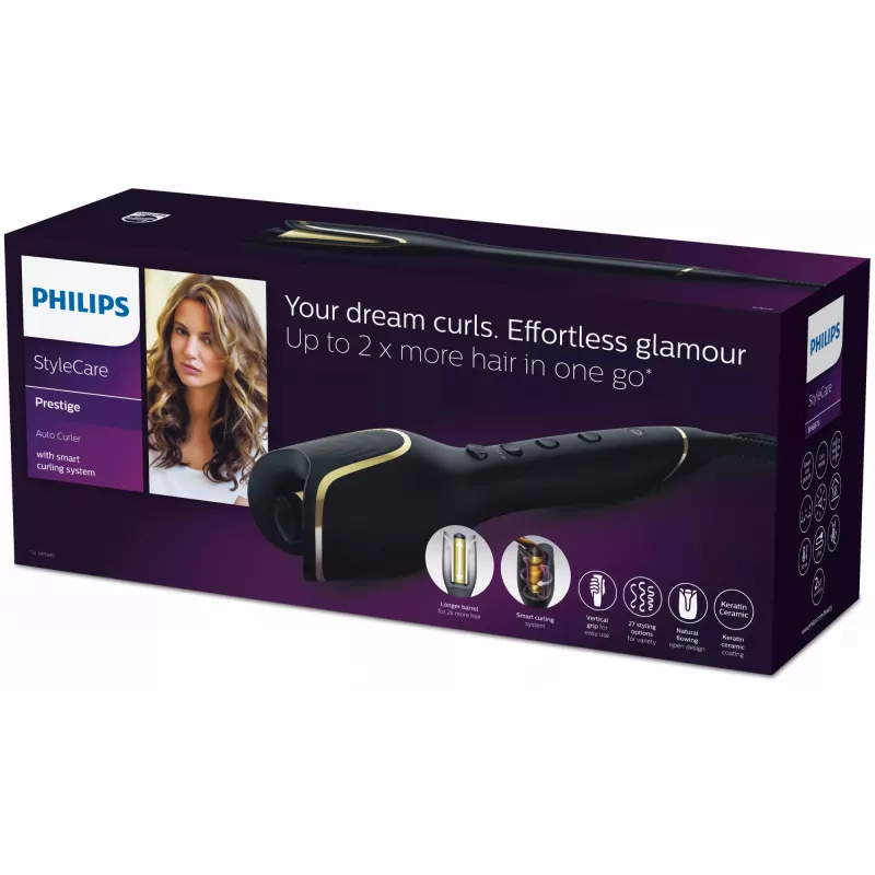 Αυτόματο σίδερο μαλλιών Philips StyleCare Prestige BHB876/00