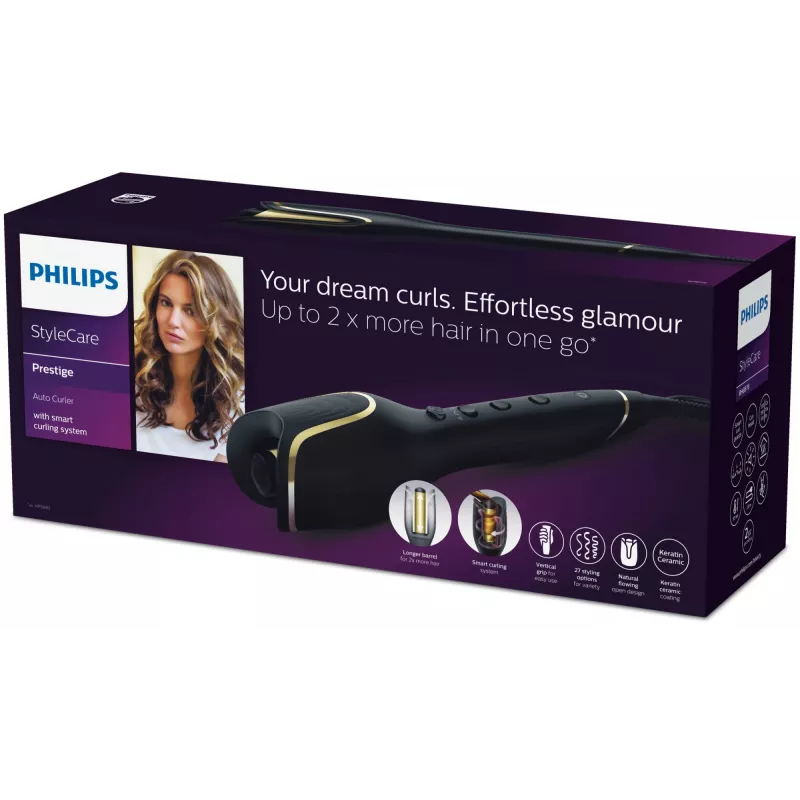Αυτόματο σίδερο μαλλιών Philips StyleCare Prestige BHB876/00