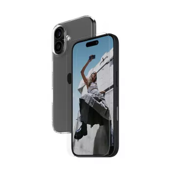 PanzerGlass SAFE. by ® 2-in-1 πακέτο προστασίας iPhone 16, Apple, Apple - iPhone 16, ξηρή εφαρμογή, ανθεκτικό στις γρατσουνιές, ανθεκτικό στους κραδασμούς, διαφανές, 1 τεμ.