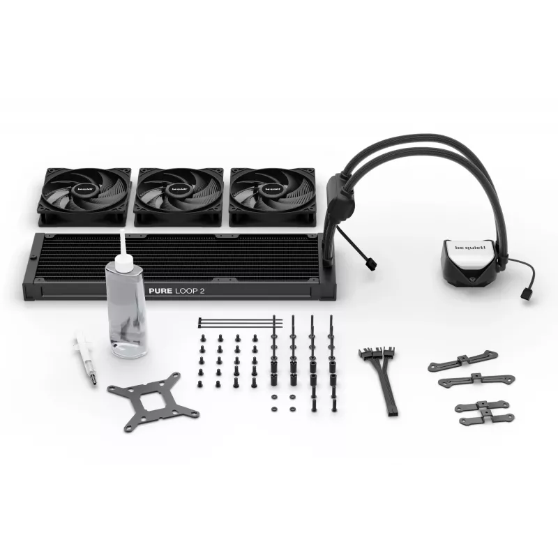 be quiet! Pure Loop 2 | 360mm υγρόψυκτρο επεξεργαστή all-in-one 12 cm μαύρο 1 τεμ.