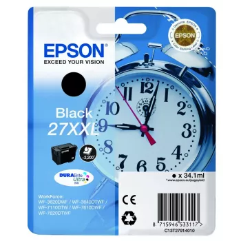Epson Alarm clock 27XXL DURABrite Ultra φυσίγγιο μελανιού 1 τεμάχιο γνήσιο μαύρο