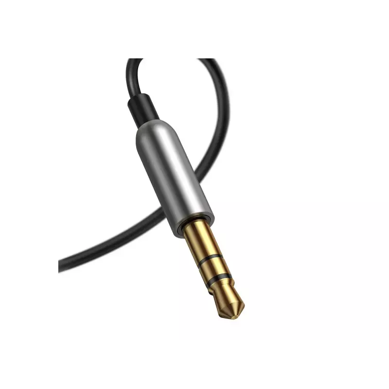 Καλώδιο ήχου Baseus CABA01-01 0,5 m 3,5 mm USB Type-A μαύρο