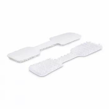 StarTech.com 3,5 ίντσες (9cm) ετικέτες σήμανσης καλωδίων, συσκευασία 100 τεμ., λευκό, ετικέτες καλωδίων με θηλιά-θηλιά Velcro, εγγράψιμες σημάνσεις καλωδίων για διαχείριση καλωδίων, ετικέτες αναγνώρισης καλωδίων