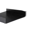 StarTech.com Ράφι τοποθέτησης για server rack 2U – Καθολικό ράφι προβόλου για rack δικτύου 19 ιντσών & ερμάρια – Χάλυβας υψηλής αντοχής – Φέρουσα ικανότητα 20 kg – Βάθος ραφιού 400 mm, Μαύρο