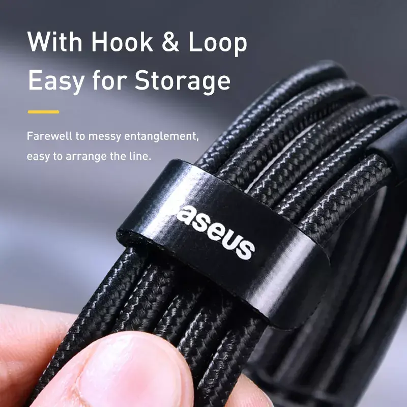 Baseus Cafule Καλώδιο USB USB 2.0 2 m USB C Μαύρο