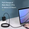Baseus Cafule Καλώδιο USB USB 2.0 2 m USB C Μαύρο