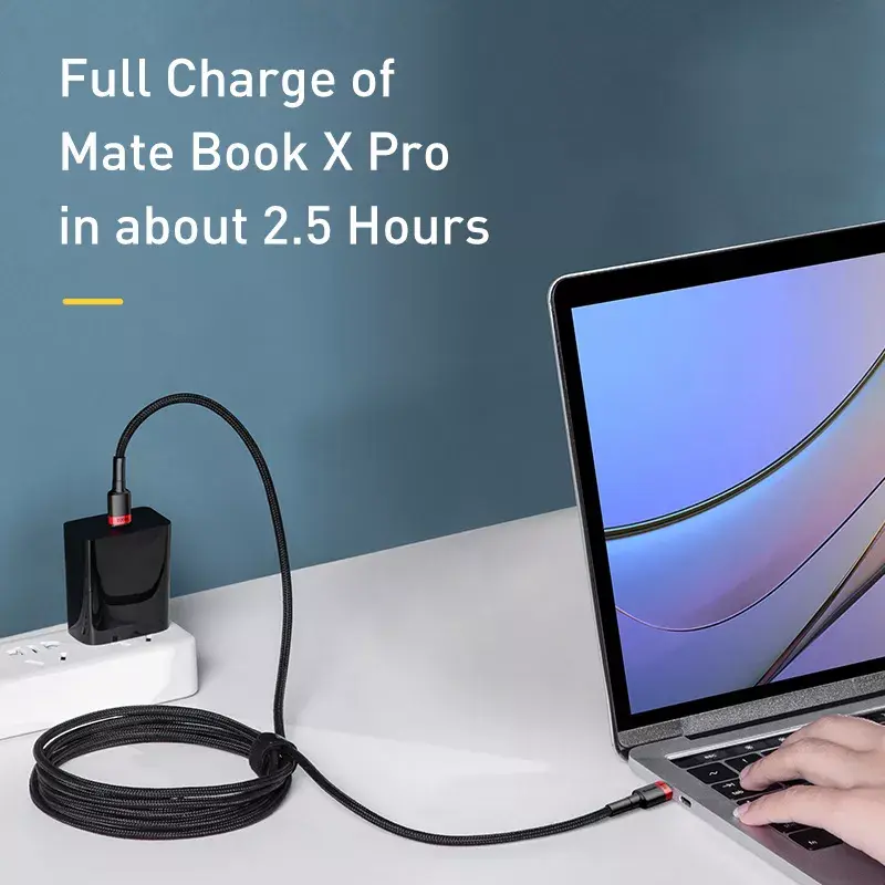 Baseus Cafule Καλώδιο USB USB 2.0 2 m USB C Μαύρο