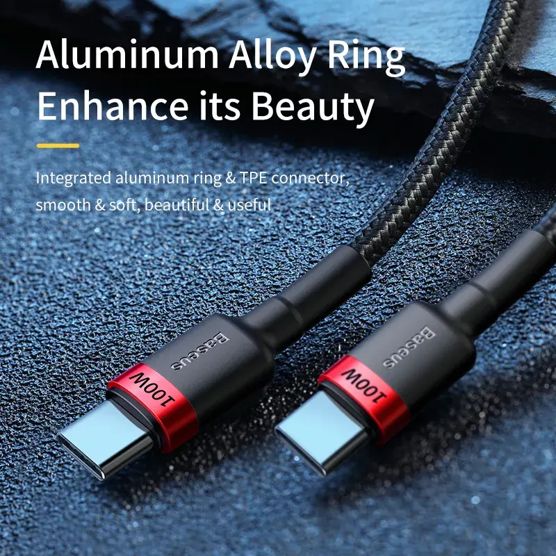 Baseus Cafule Καλώδιο USB USB 2.0 2 m USB C Μαύρο