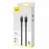 Baseus Cafule Καλώδιο USB USB 2.0 2 m USB C Μαύρο