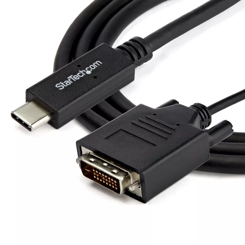 StarTech.com 1 m καλώδιο USB-C σε DVI – 1920 x 1200 – μαύρο