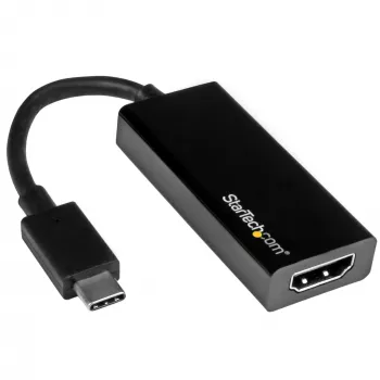 StarTech.com προσαρμογέας USB-C σε HDMI με 4K 30Hz - μαύρο, 3.2 Gen 2 (3.1 Gen 2), USB Type-C, έξοδος HDMI, 3840 x 2160 pixel