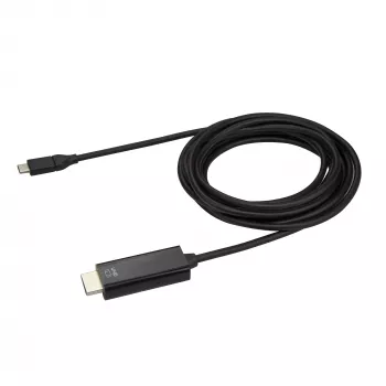 StarTech.com 3m καλώδιο USB-C σε HDMI – 4K 60Hz καλώδιο προσαρμογέα βίντεο USB Type-C σε HDMI 2.0 – συμβατό με Thunderbolt 3 – laptop σε οθόνη HDMI/display – DP 1.2 Alt Mode HBR2 – μαύρο