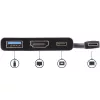 StarTech.com προσαρμογέας multiport USB-C με HDMI – θύρα USB 3.0 – 60W PD – μαύρο
