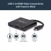 StarTech.com προσαρμογέας multiport USB-C με HDMI – θύρα USB 3.0 – 60W PD – μαύρο