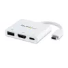 StarTech.com προσαρμογέας multiport USB-C με HDMI – θύρα USB 3.0 – 60 W PD – λευκό